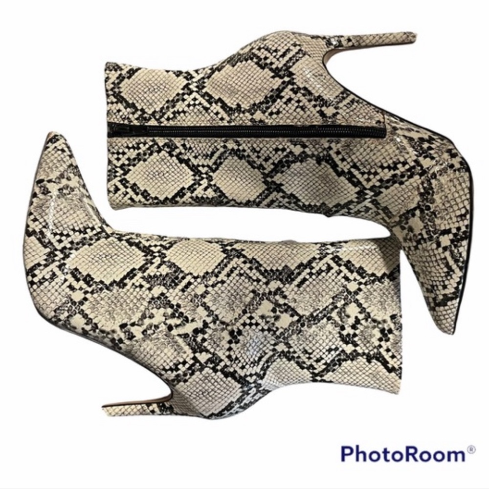 Steve Madden Whimsy Snakeprint Booties - image 2